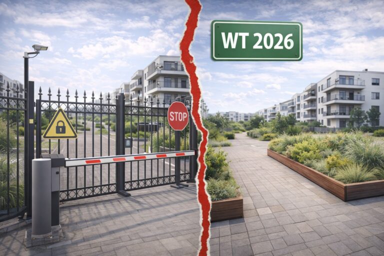 WT 2026: Koniec ostrych płotów i nowe wyzwania dla osiedli zamkniętych. Jakie zmiany czekają inwestorów po nowelizacji?