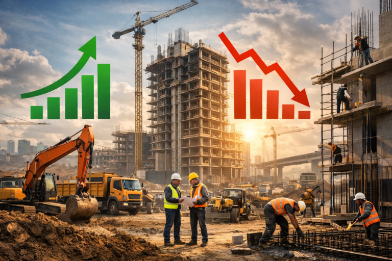 Budownictwo w Polsce zwalnia. Dane GUS pokazują, co naprawdę dzieje się na placach budów.