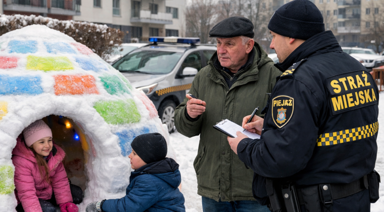 Igloo zgłoszone do straży miejskiej jako samowola budowlana. Absurd czy zapowiedź większego problemu?