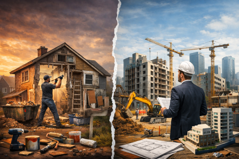 Od flipera do dewelopera. Kiedy warto przestać remontować i zacząć budować od zera?