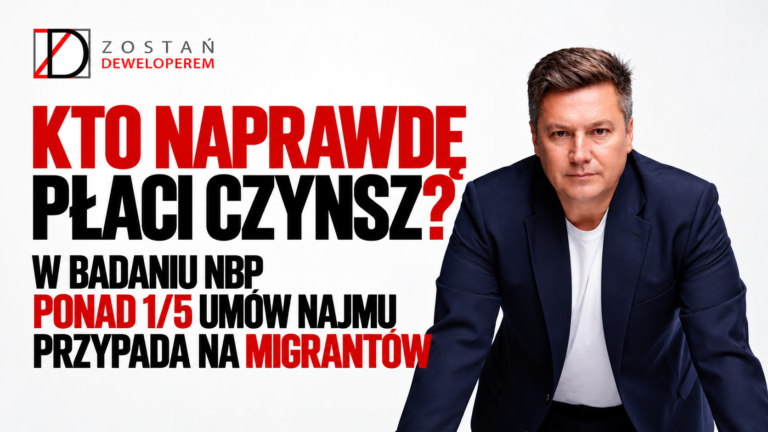 Kto naprawdę płaci czynsz? W badaniu NBP ponad 1/5 umów najmu przypada na migrantów